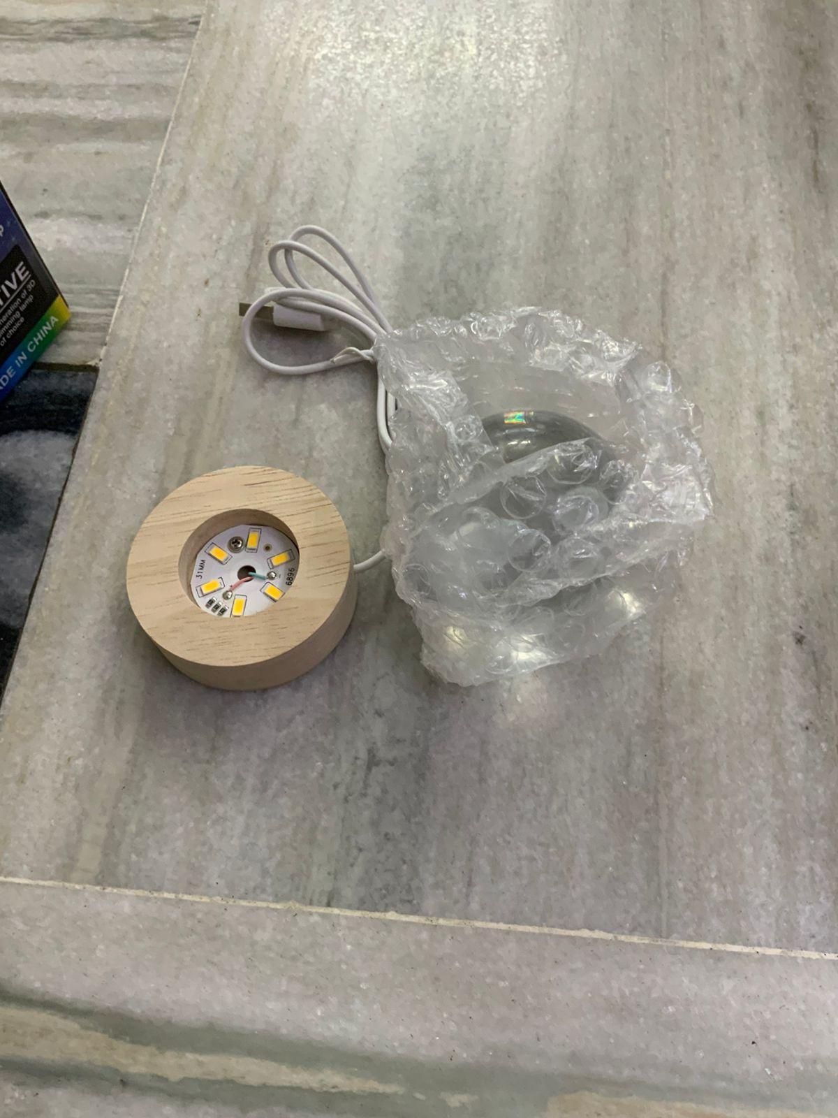 3d Crystal Ball Light